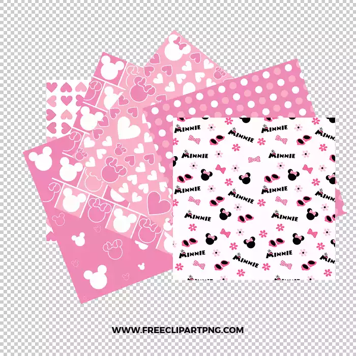 Minnie Baby Digital Papers Free PNG & Clipart Download, minnie mouse sublimation png, minnie mouse clipart, minnie mouse png transparent, minnie birthday png, disney free png, mickey mouse free png, mickey and minnie free transparent png, mickey baby birthday png