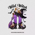 Wild Witch Free PNG & Clipart Download, Halloween sublimation png, Halloween png, witch png, broom png, bat png, witch hat png, spiderweb png