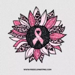 Breast Cancer Sunflower Free PNG & Clipart Download, Breast Cancer sublimation png, breast cancer png, awareness png, breast cancer ribbon png, breast cancer leopard png, hope png, cure png