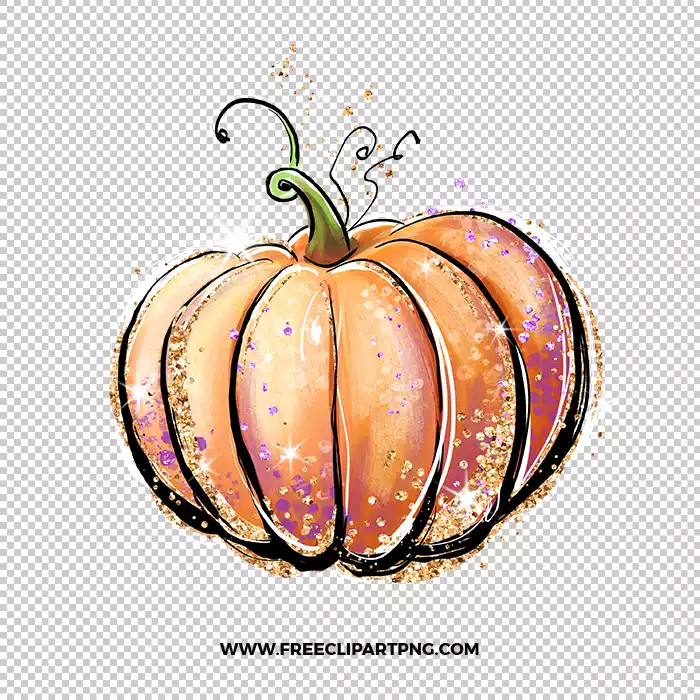 Glitter Pumpkin Free PNG & Clipart Download, Halloween sublimation png, Halloween png, witch png, broom png, bat png, witch hat png, spiderweb png