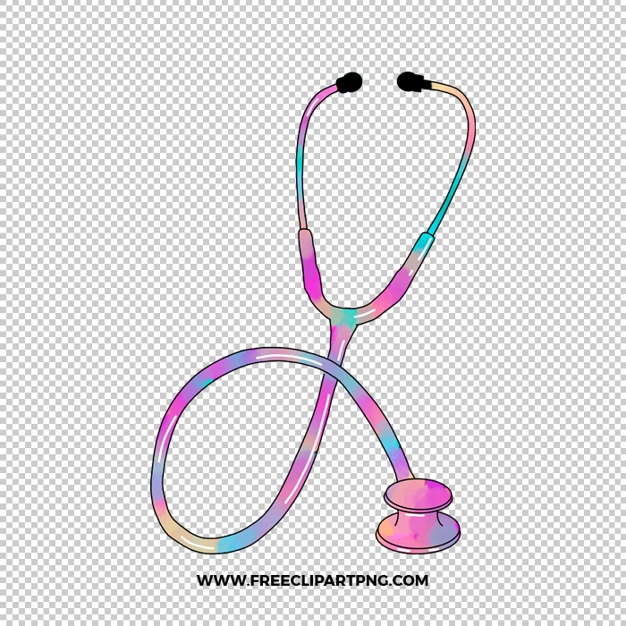 Florescent Stethoscope Free PNG & Clipart Download, nurse sublimation png, nurse practitioner life free png, nursing school png, NP life png,