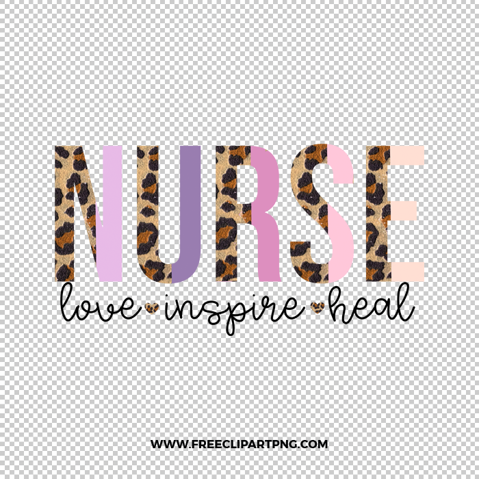 Love Inspire Heal Free PNG & Clipart Download, nurse sublimation png, nurse practitioner life free png, nursing school png, NP life