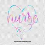 Nurse Hearth Shaped Stethoscope Free PNG & Clipart Download, nurse sublimation png, nurse practitioner life free png, nursing school png