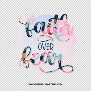 Faith Over Fear Free PNG & Clipart Download, Christmas sublimation png, christmas png, santa png, hohoho png, sublimation png, faith png,