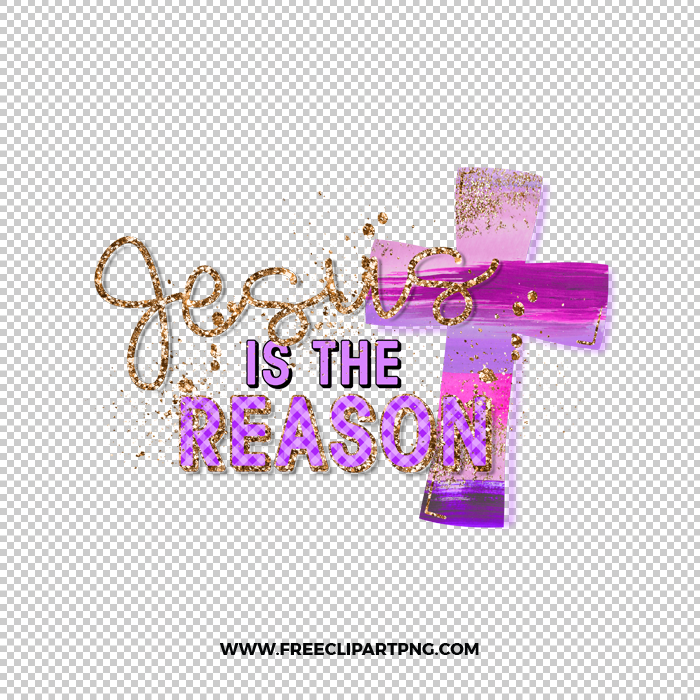 Jesus Is The Reason Free PNG & Clipart Download, Christmas sublimation png, christmas png, santa png, hohoho png, sublimation png,
