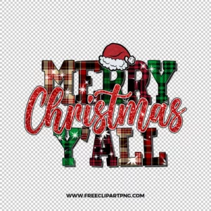 Merry Christmas Yall Free PNG & Clipart Download, Christmas sublimation png, christmas png, santa png, hohoho png, sublimation png,
