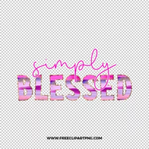 Simply Blessed Free PNG & Clipart Download, Christmas sublimation png, christmas png, santa png, hohoho png, sublimation png