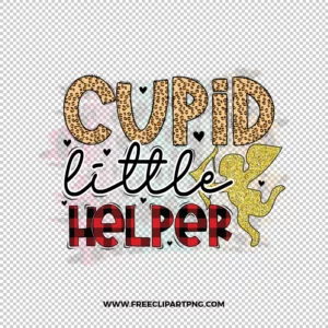 Cupid Little Helper Gold Free PNG & Clipart Download, valentines day sublimation png, love png, love you png, valentine png, sublimation png