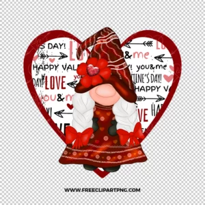 Gnomes Valentine Sublimation Free PNG & Clipart Download, valentines day sublimation png, love png, love you png, valentine png, sublimation