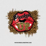 Pucker Up Free PNG & Clipart Download, valentines day sublimation png, love png, love you png, valentine png, sublimation png