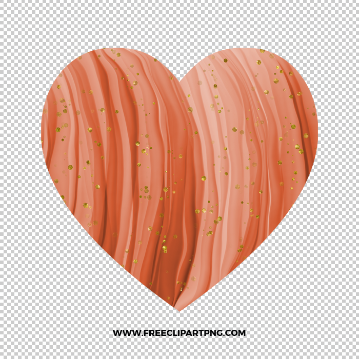Romantic Copper Heart 8 Free PNG & Clipart Download, valentines day sublimation png, love png, love you png, valentine png, sublimation png