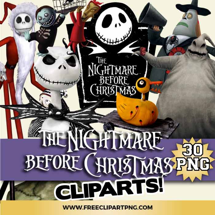 Nightmare Before Christmas PNG & Clipart Download