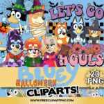 Bluey Halloween PNG & Clipart Download