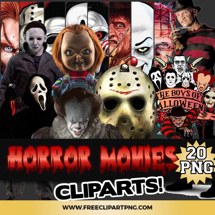 Horror Movie Characters PNG & Clipart