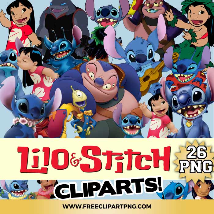 Lilo and Stitch Clipart PNG & Clipart Download