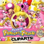Princess Peach Clipart PNG & Clipart Download