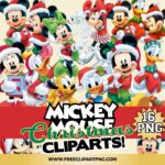 Mickey Mouse Christmas Clipart PNG & Clipart