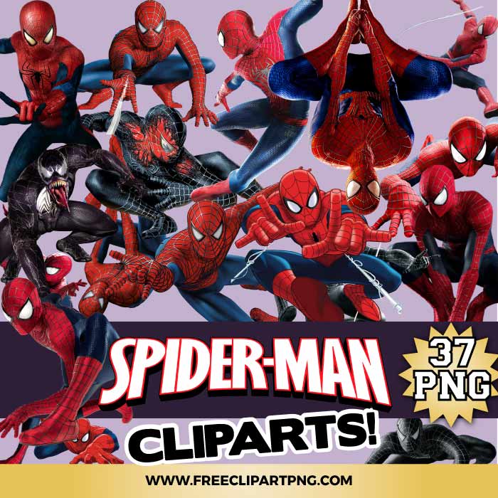 Spiderman Clipart PNG & Clipart Download