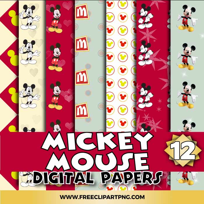 Mickey Mouse PNG Bundle designs for free, and begin your journey into the world of creative Disney crafting!