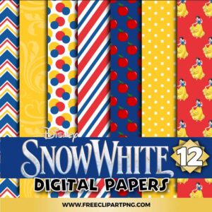 Snow White Digital Papers