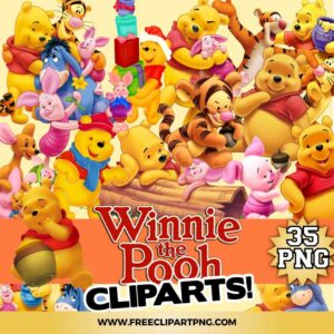 Winnie The Pooh PNG Bundle
