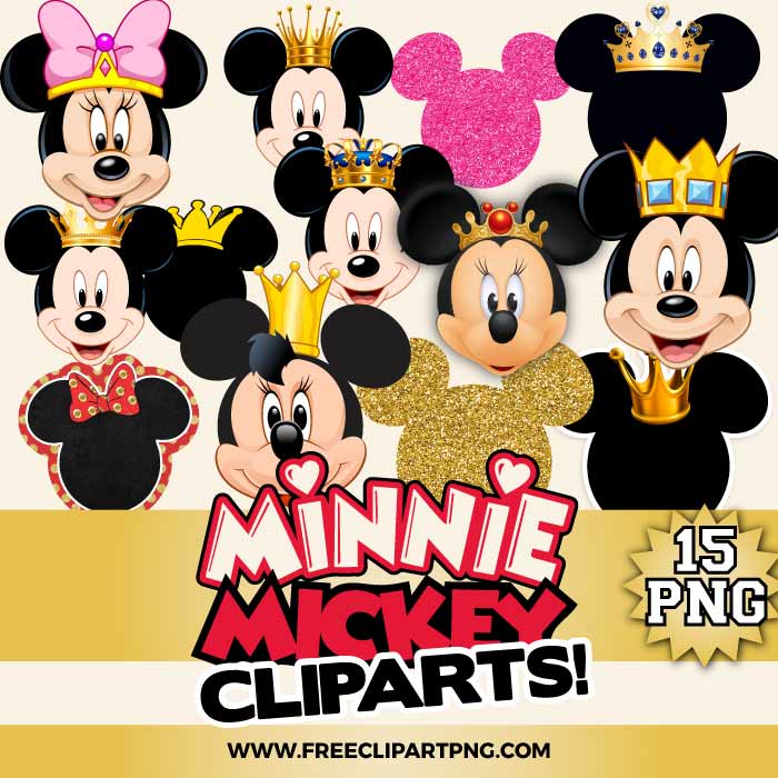 Mickey Minnie Head Royalty