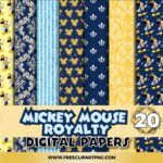 Mickey Mouse Royalty Digital Papers