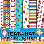 Dr. Seuss The Cat In The Hat Clipart PNG Bundle