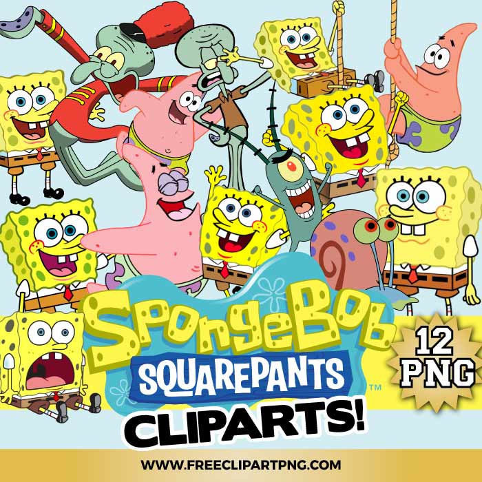 Spongebob Squarepants Clipart PNG Free