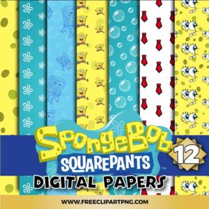 Spongebob Squarepant Digital Papers